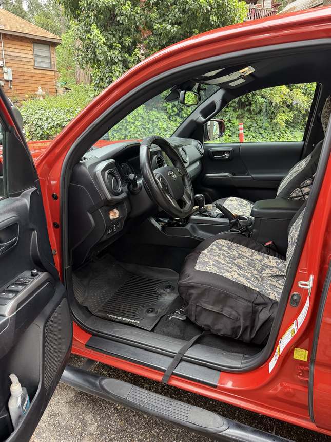 Toyota Tacoma TRD &mdash; Driver's side, door open